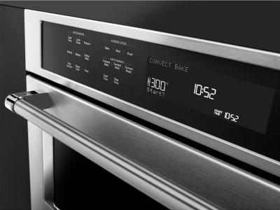 30" KitchenAid Combination Wall Oven With Even-Heat  True Convection (lower oven) - KOCE500ESS