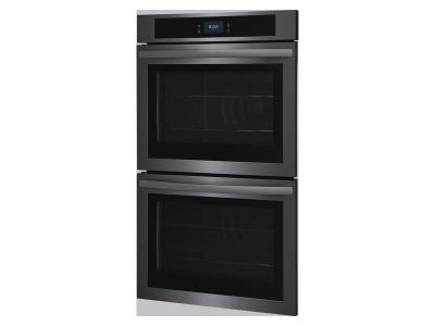 30" Frigidaire 10.6 Cu. Ft. Double Electric Wall Oven With Fan Convection In Black Stainless Steel - FCWD3027AD