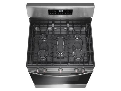 30" Frigidaire 5.1 Cu. Ft. Gas Range with Quick Boil - FCRG3062AS