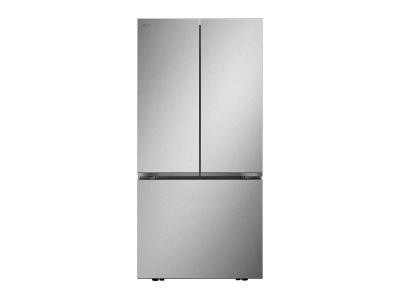 33" LG 25 Cu. Ft. French 3-Door Standard-Depth Refrigerator - LF25S6000S