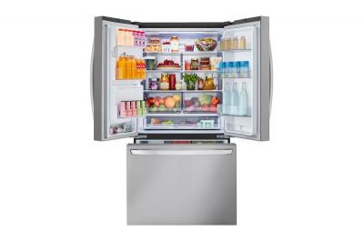 36" LG 31 Cu. Ft. French 3-Door Refrigerator with Single Ice Maker - LF31T6230S