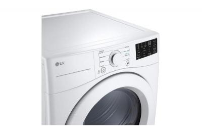 27" LG 7.4 Cu. Ft. Ultra Capacity Front Load Dryer with Sensor Dry - DLE3470W