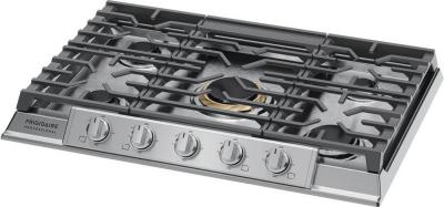 30" Frigidaire Professional 5 Burner Gas Cooktop in Stainless Steel - PCCG3080AS