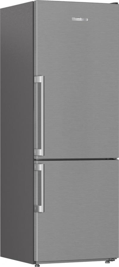 24" Blomberg 11.43 cu.ft. Capacity  Bottom Freezer Refrigerator in Stainless Steel -  BRFB1045SS