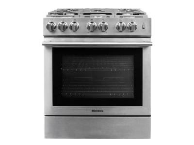 30" Blomberg Slide In Gas Range with Self Clean - BGR30522CSS