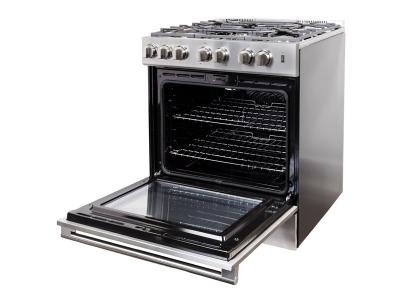 30" Blomberg Slide In Gas Range with Self Clean - BGR30522CSS