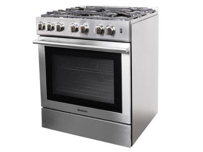 30" Blomberg Slide In Gas Range with Self Clean - BGR30522CSS