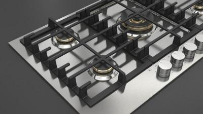 36" Fulgor Milano Matteo 400 Series Gas Cooktop - F4MTGK36S1