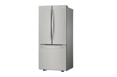 30" LG 21.8 Cu. Ft. French Door Standard-Depth Refrigerator with Ice Maker in Stainless Steel - LFCS22520S