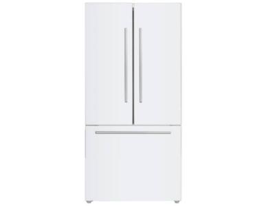 36" Marathon 20.8 cu.ft. White French Door Bottom Mount Frost Free Refrigerator - MFF208WFD