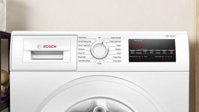 24" Bosch 300 Series Compact Front Load Washer in White - WGA14400UC