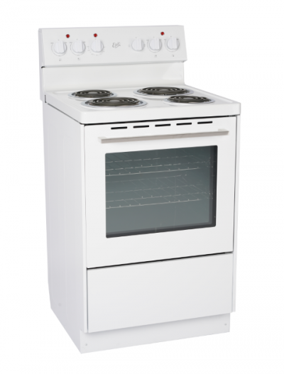 24" Epic  Freestanding  White Electric Coil Range - EER239W-2