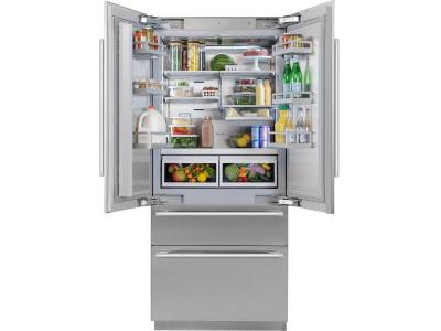 36" Thermador Freedom Built-in French Door Bottom Freezer Masterpiece Stainless Steel - T36BT110NS