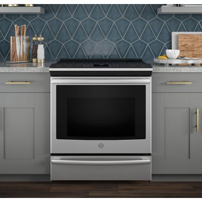 Induction range deals slide in