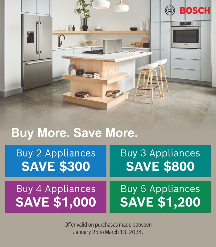 Bosch West Coast Appliance Gallery